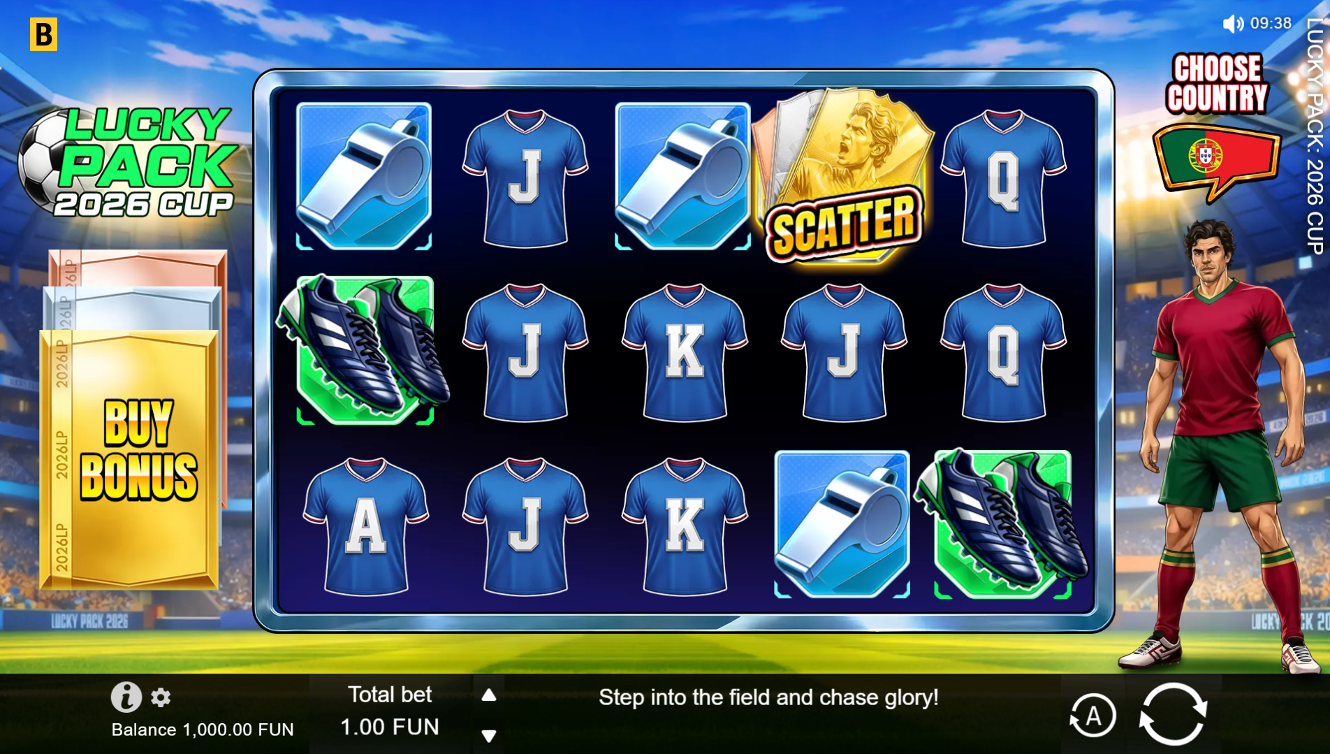 Lucky Pack 2026 World Cup base game play