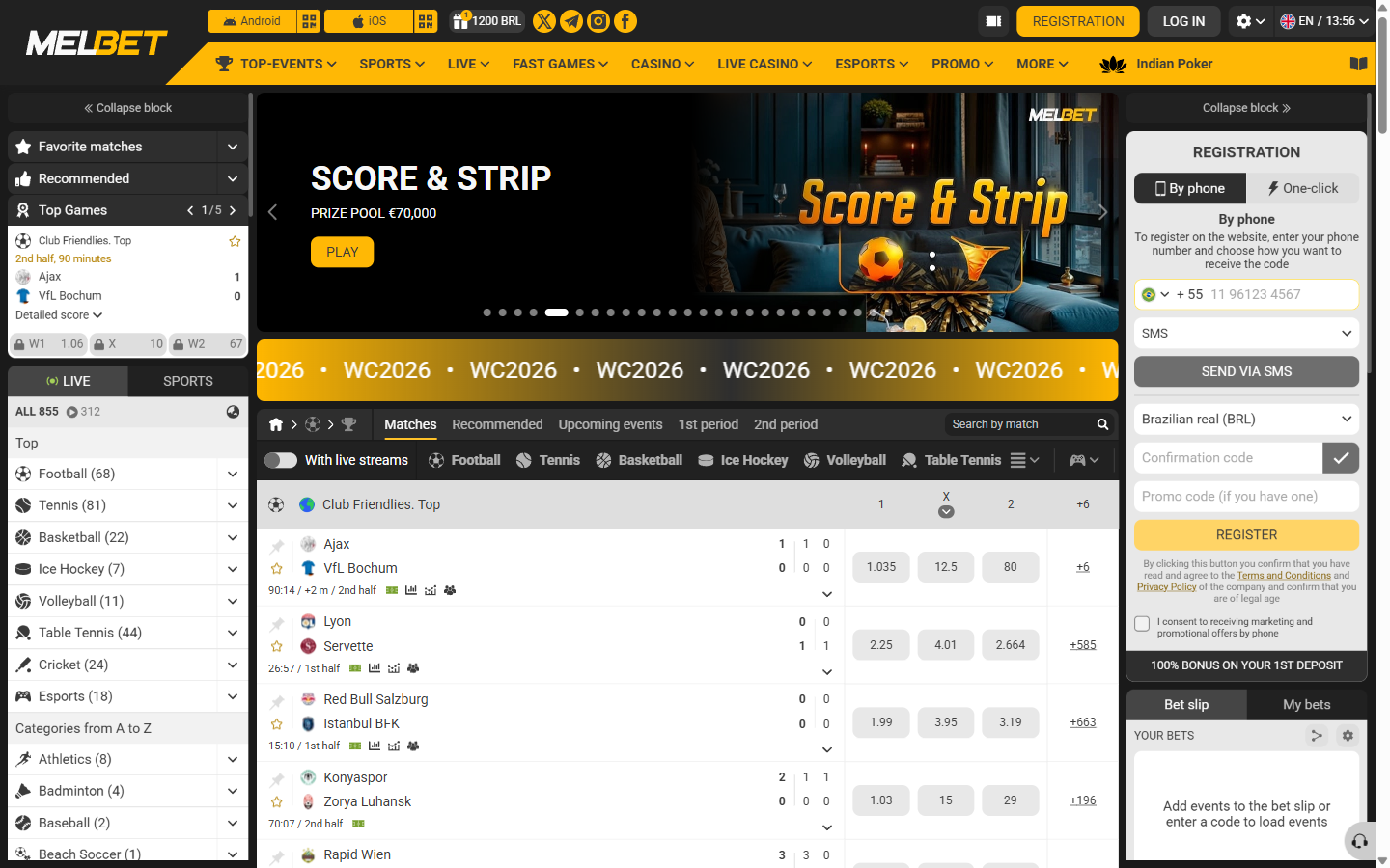 Melbet Homepage
