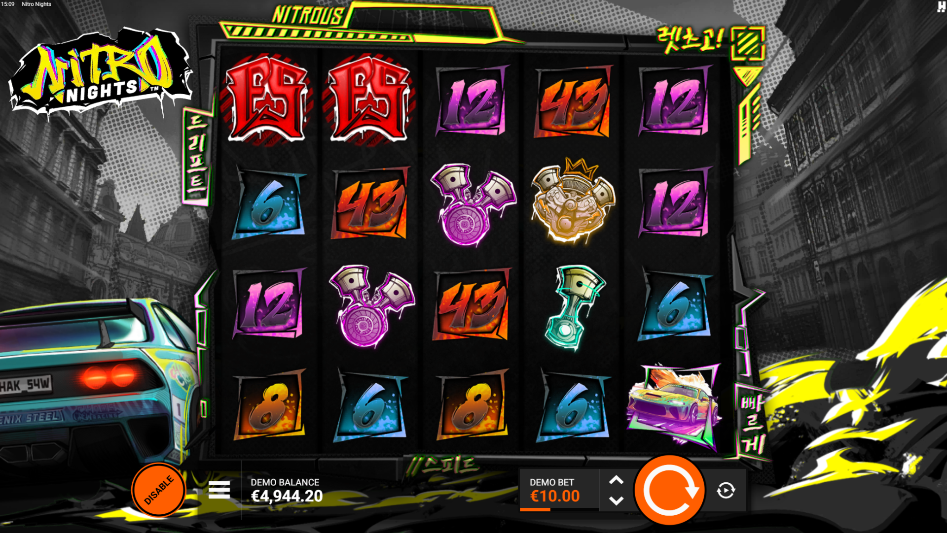 Nitro Nights BonusHunt feature spins in progress