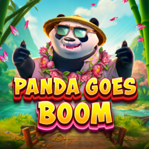 Panda Goes Boom slot game logo