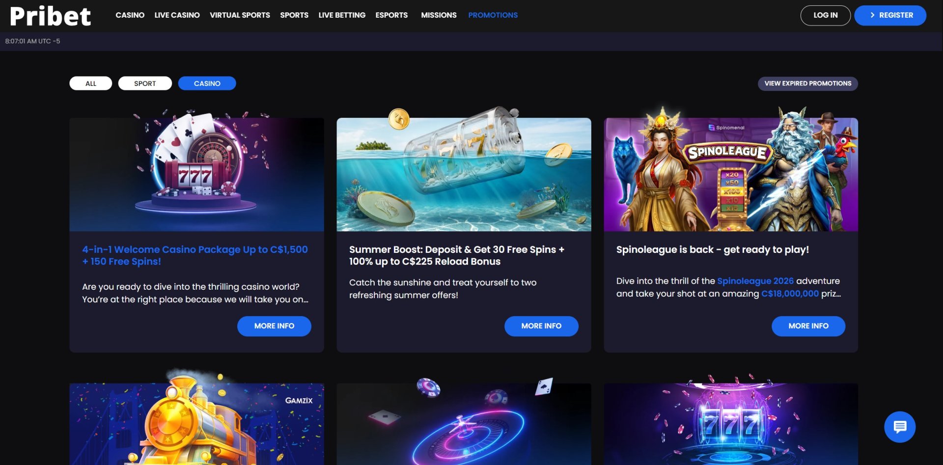 Pribet Ongoing Promotions