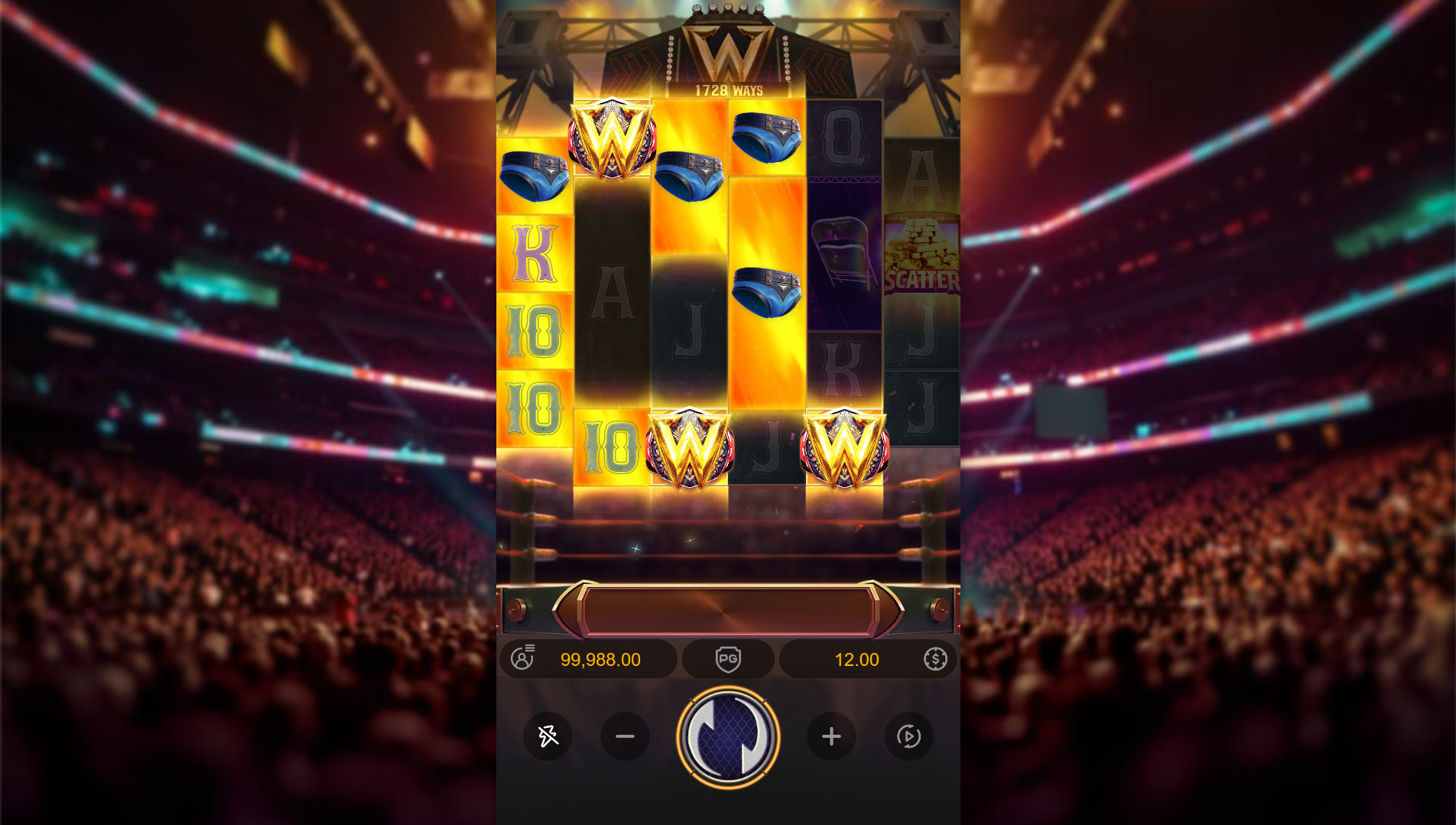 Reel Royale Showdown paytable showing up to 10,000 dynamic win ways