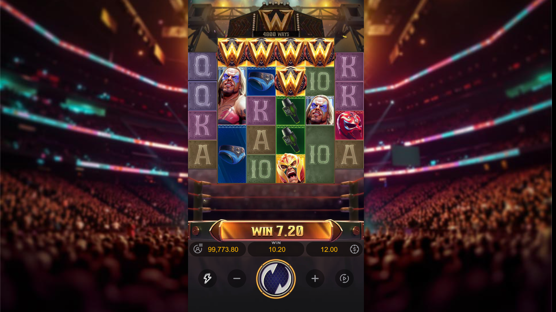 Reel Royale Showdown Wild Addition Feature with Wild symbols added to reels 2 to 5