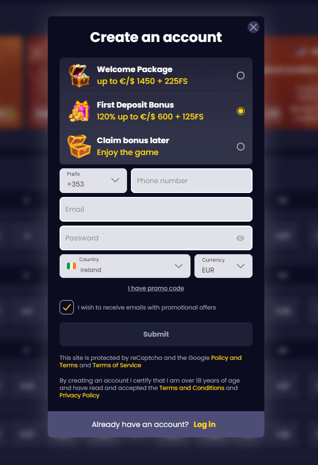 slotsgem how to sign up