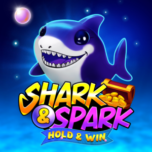 Shark and Spark Hold and Win slot game logo