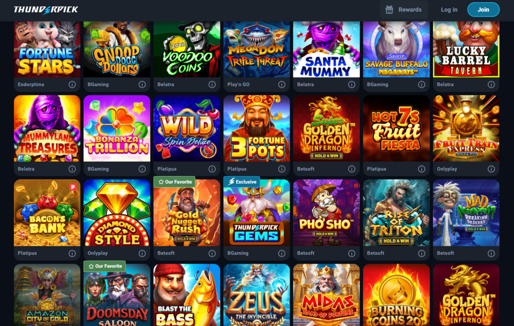 Thunderpick Casino Slots