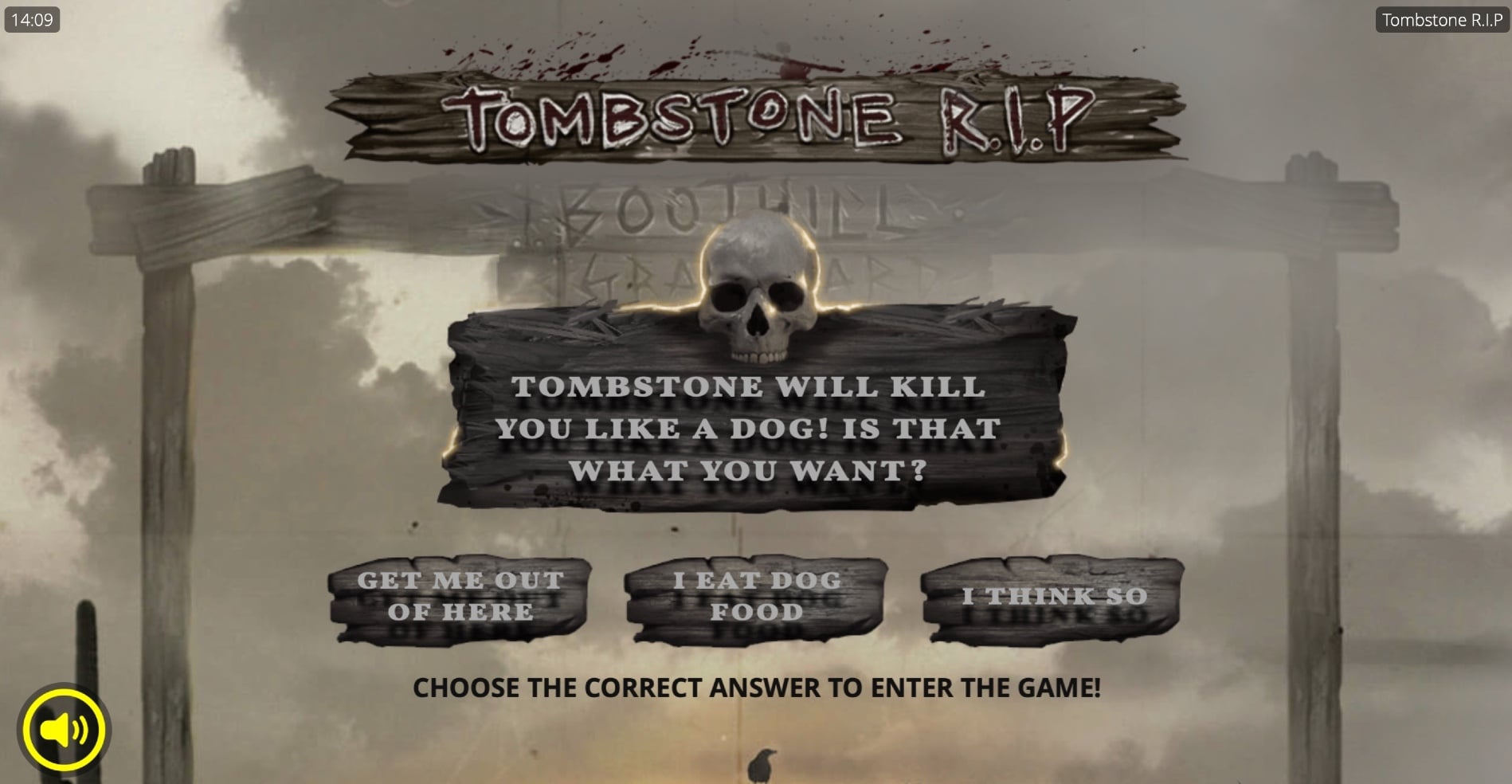 Tombstone RIP Intro Question