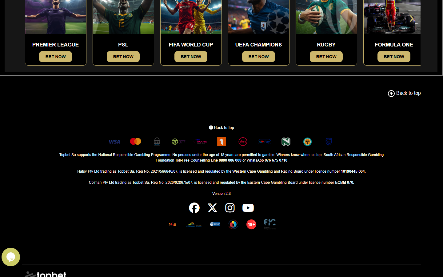 Topbet Games