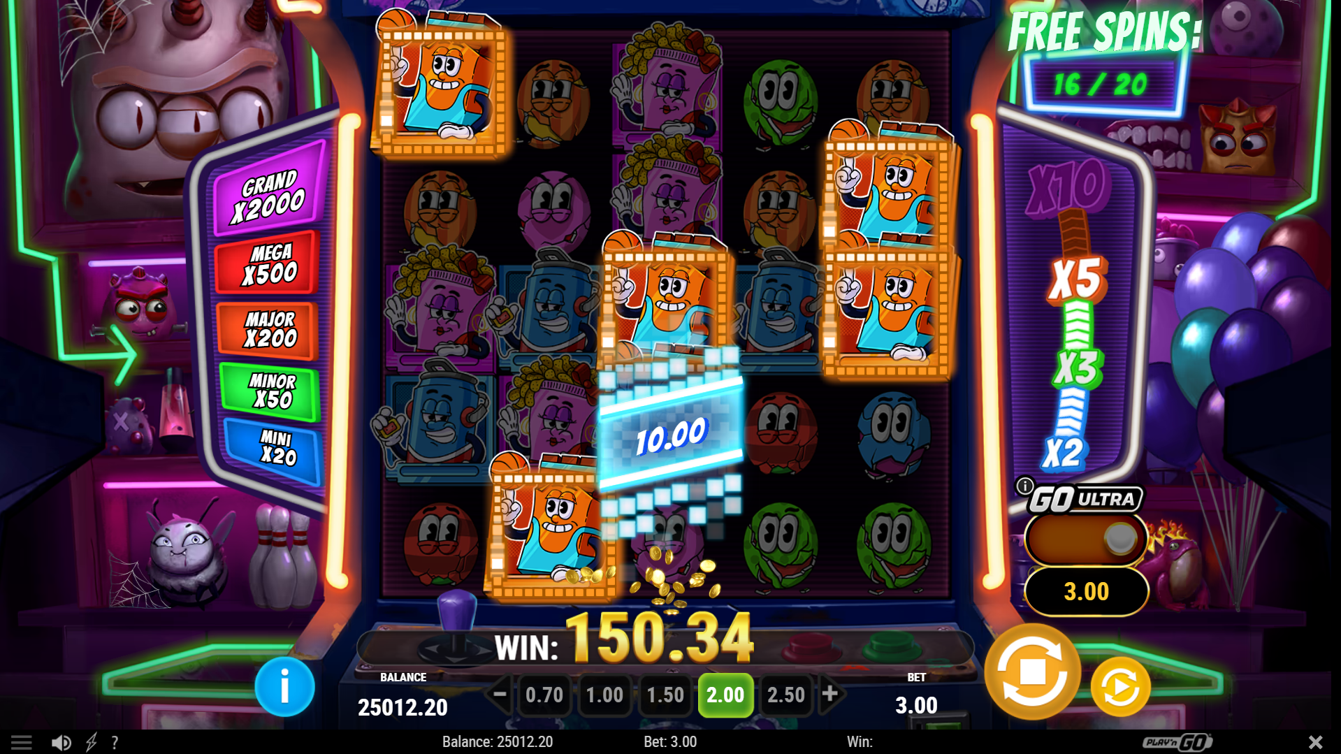 Treats of Terror 2 Free Spins Bonus feature