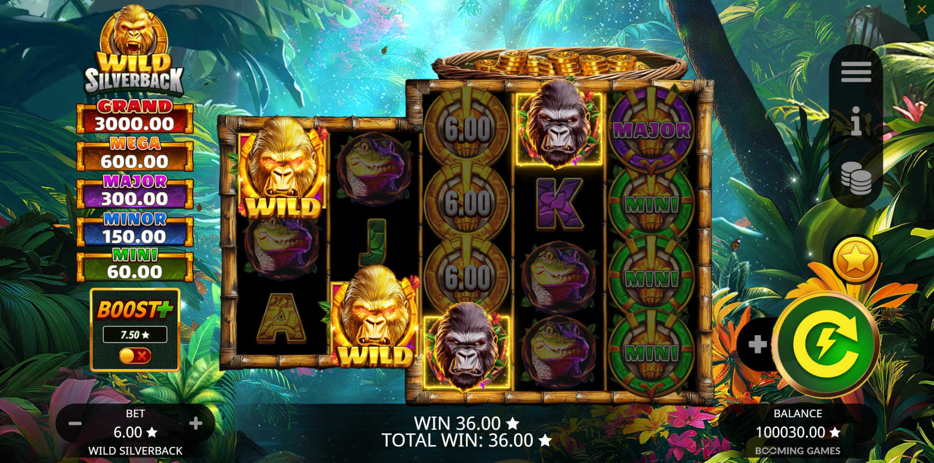 Wild Silverback slot Wild symbols on the reels
