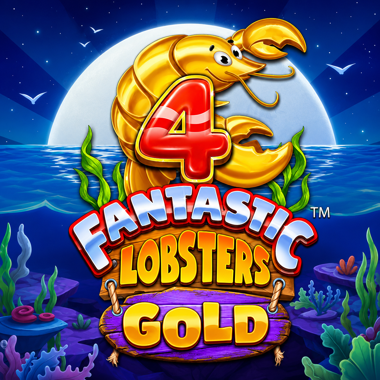 Play 4 Fantastic Lobsters Gold Slot Game
