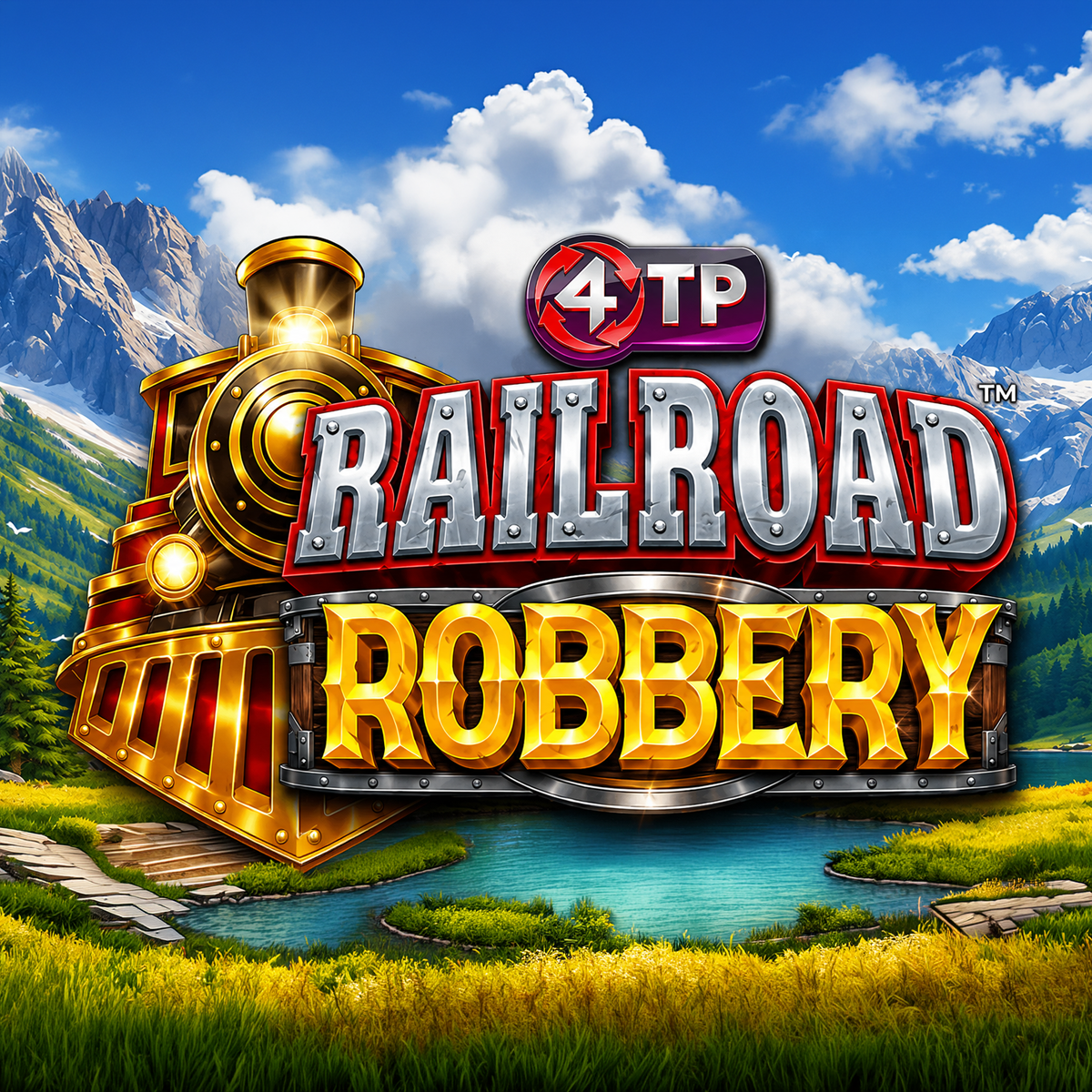 Play 4TP Railroad Robbery Slot Game