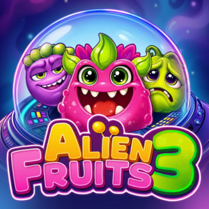 Alien Fruits 3 slot game logo