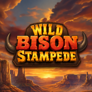 Wild Bison Stampede slot game logo