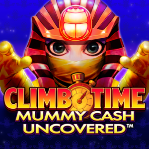 Climb Time Mummy Cash Uncovered slot game logo