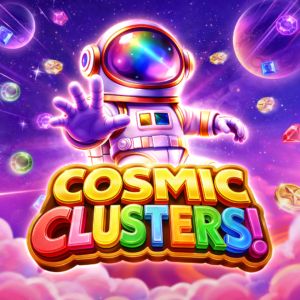 Cosmic Clusters! slot game logo