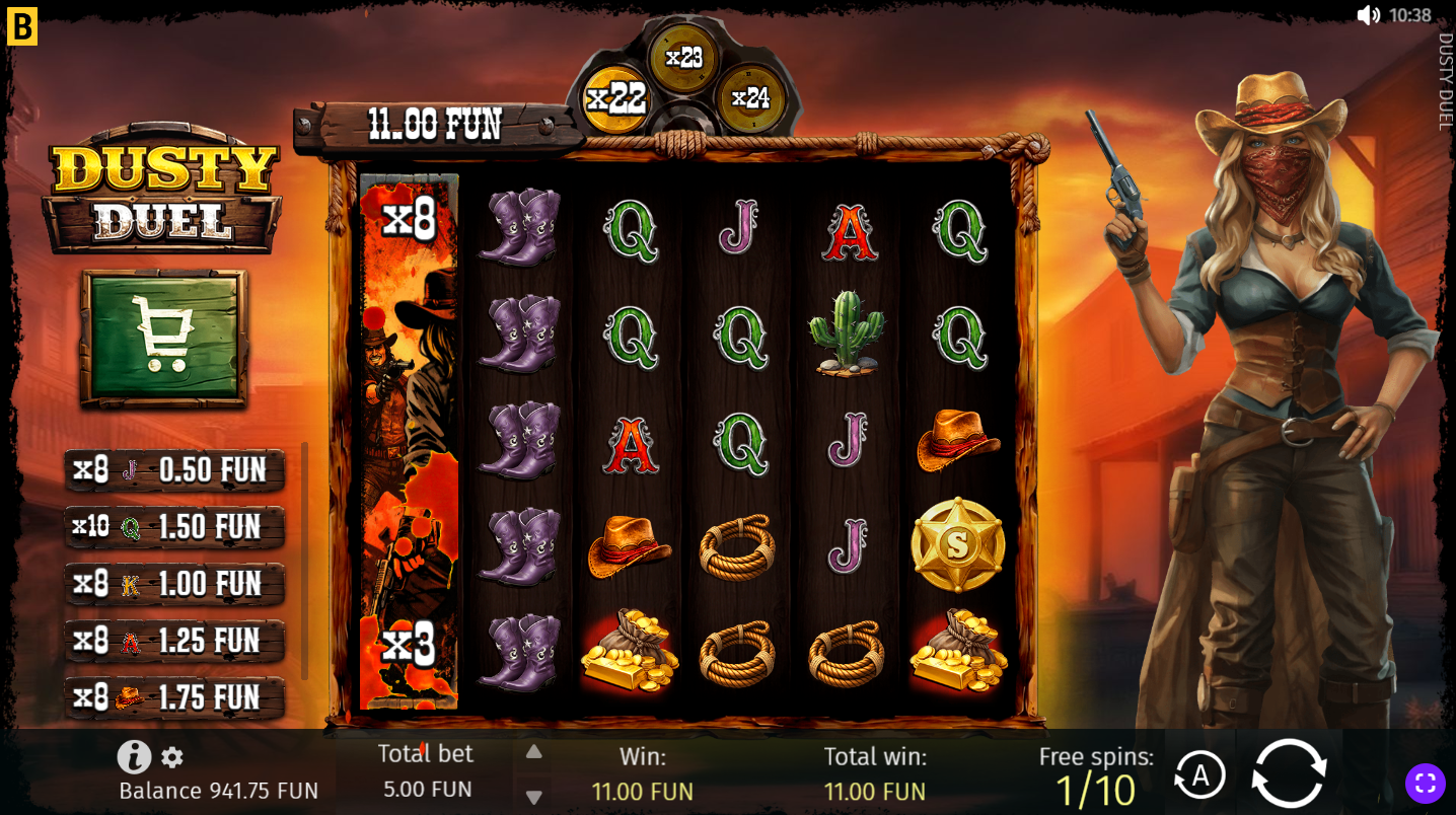 Dusty Duel VS Symbol - Mystery Duel feature