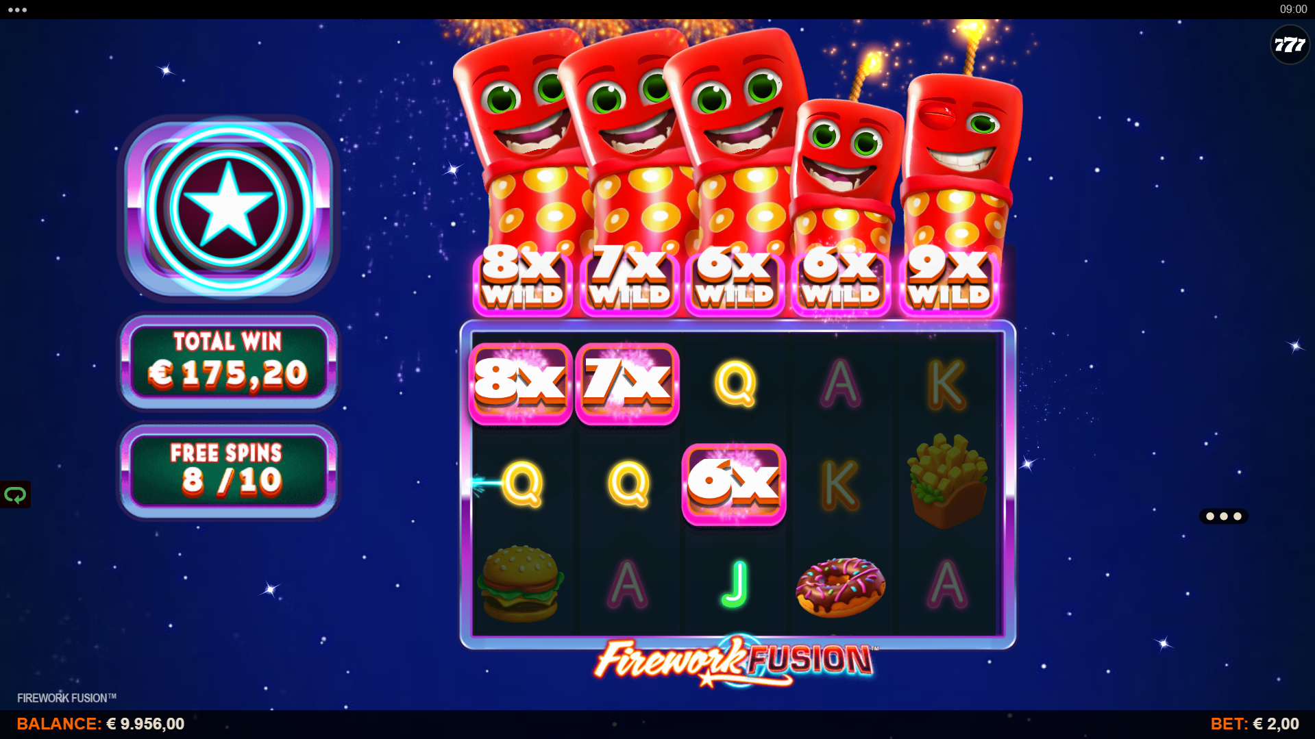 Firework Fusion Free Spins gameplay