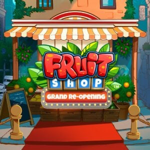 Fruit Shop Grand Re-Opening slot game logo