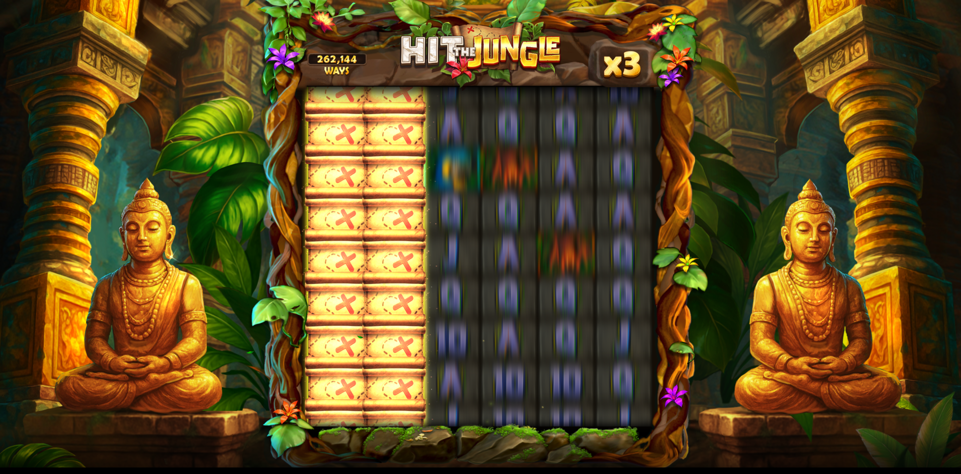Hit the Jungle bonus play during Free Spins feature