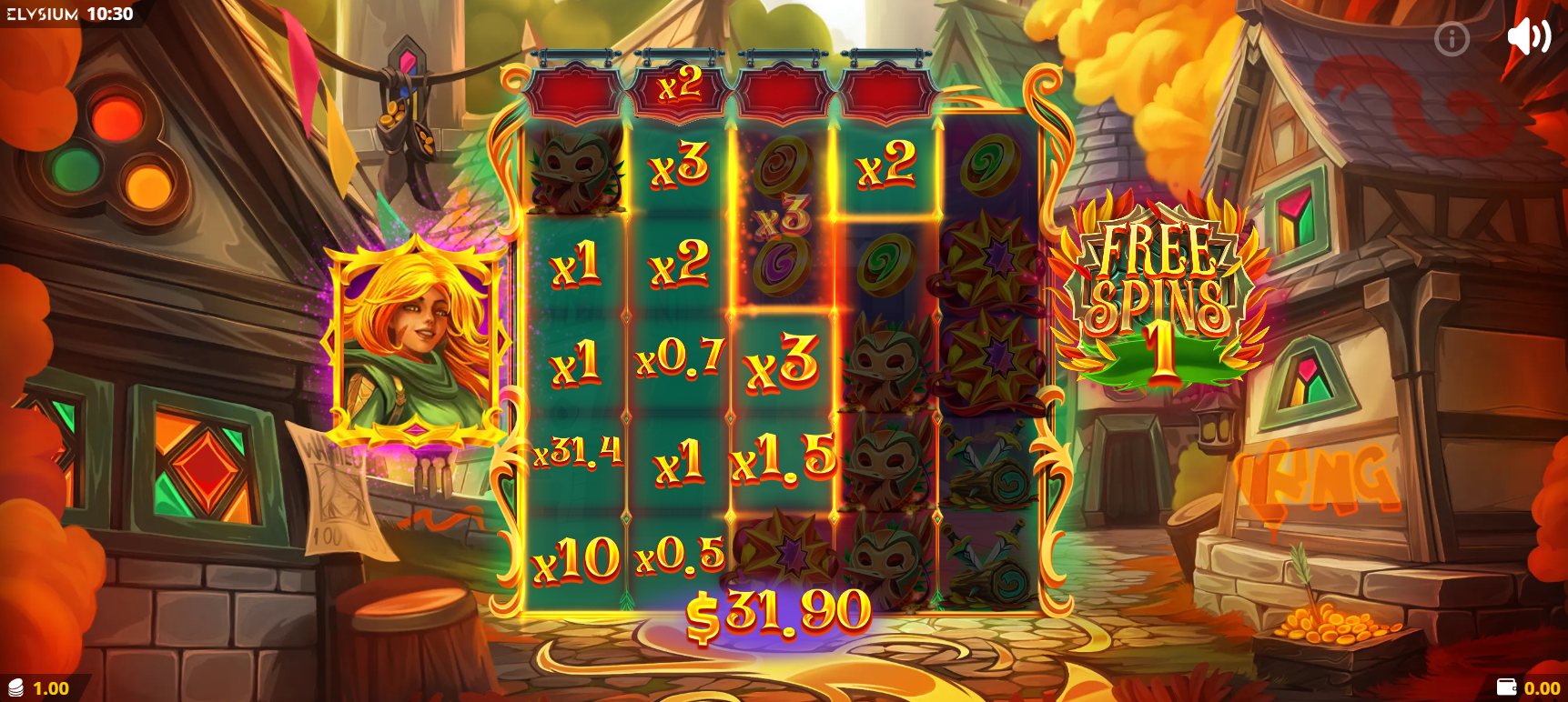 Hood and Loot Free Spins bonus gameplay