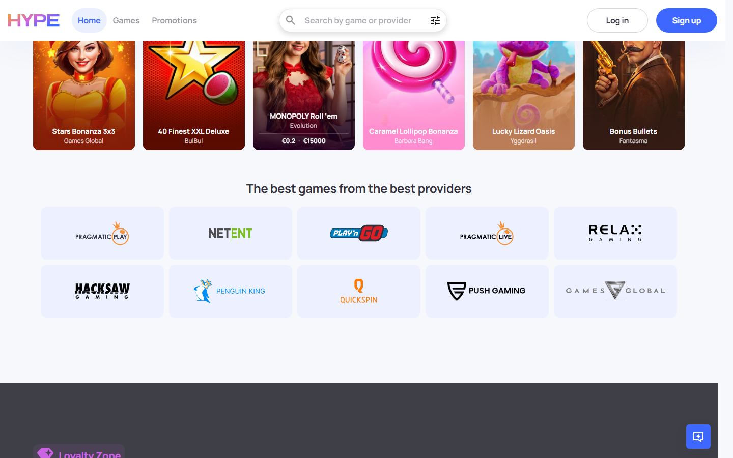 HypeKasino Games