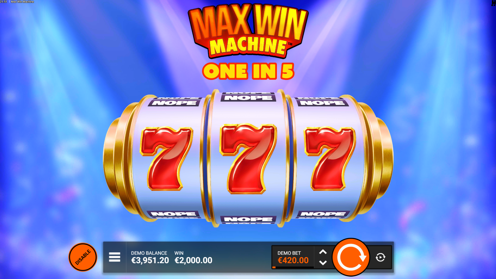 Max Win Machine slot Super Core FeatureSpins screenshot