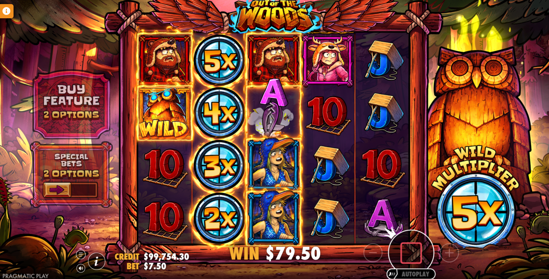 Out Of The Woods Multiplier Wild screenshot
