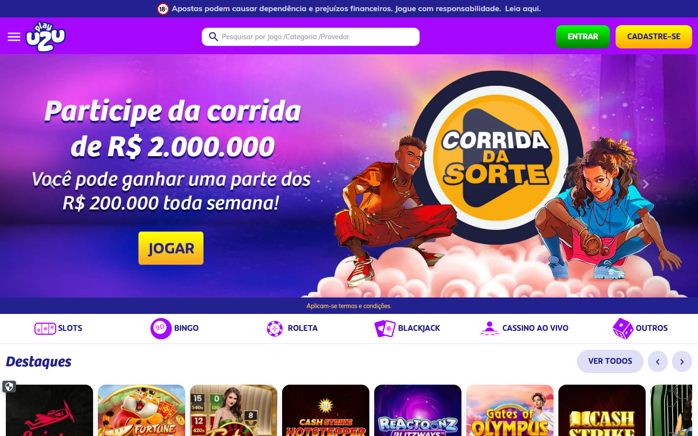 PlayUZU Homepage