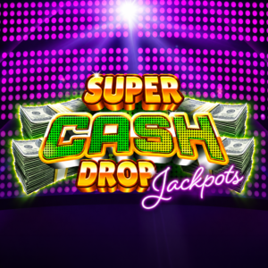 Super Cash Drop Jackpots slot game logo