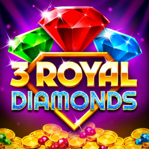 3 Royal Diamonds slot game logo