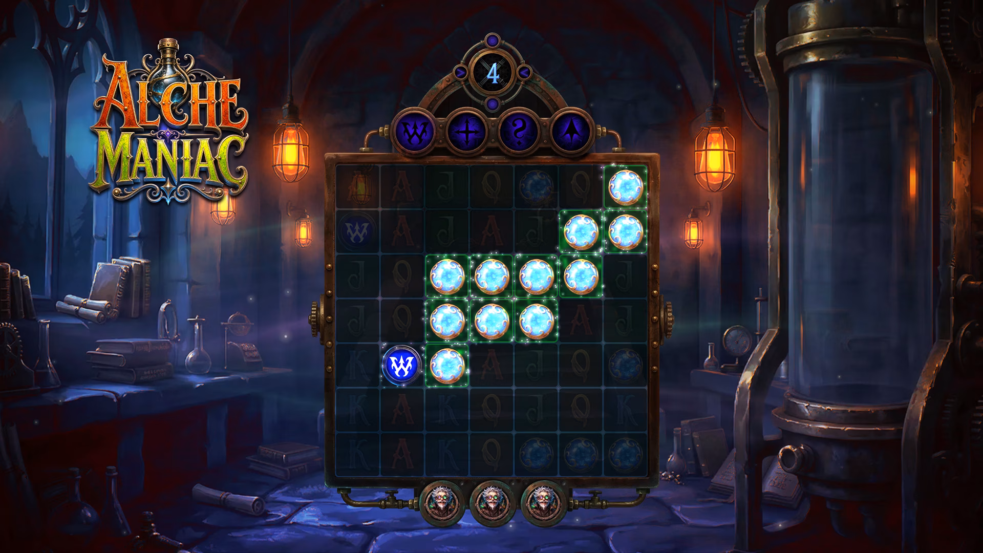 Alchemaniac Slot Gameplay Screenshot