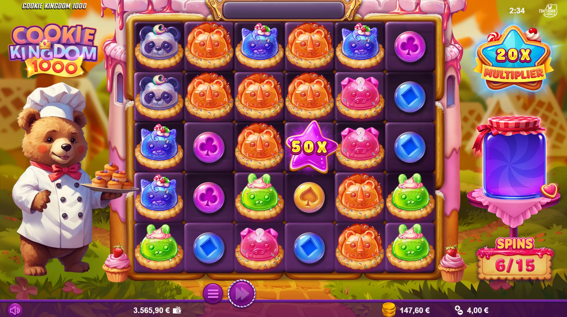 Cookie Kingdom 1000 Super Bonus feature