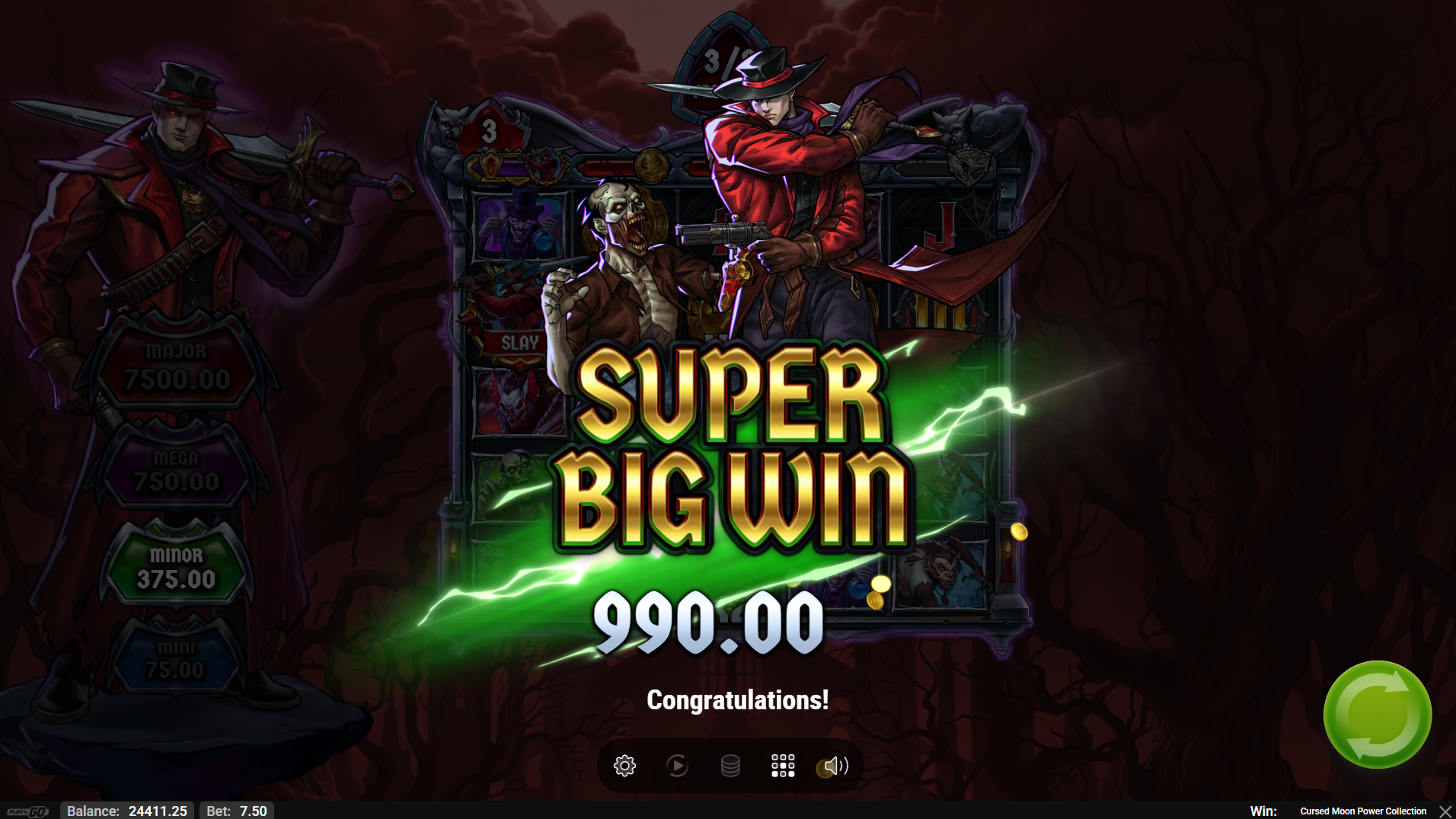 Cursed Moon Power Collection super big win