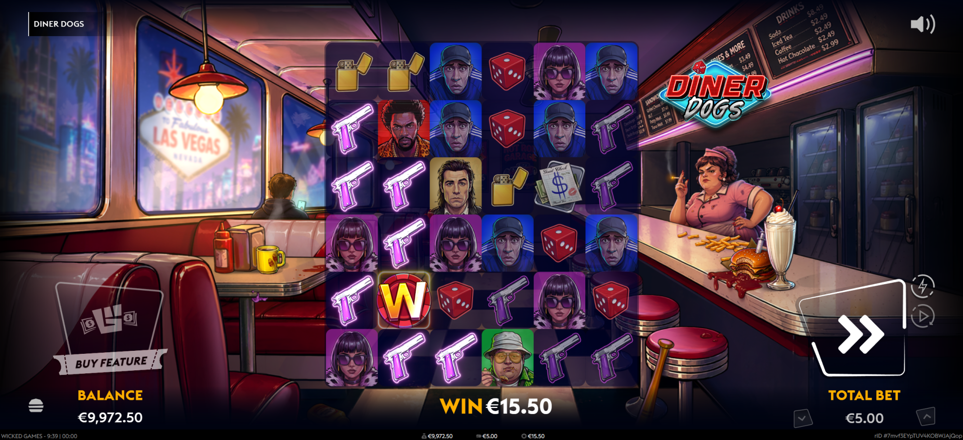 Diner Dogs slot Wild symbols on the reels