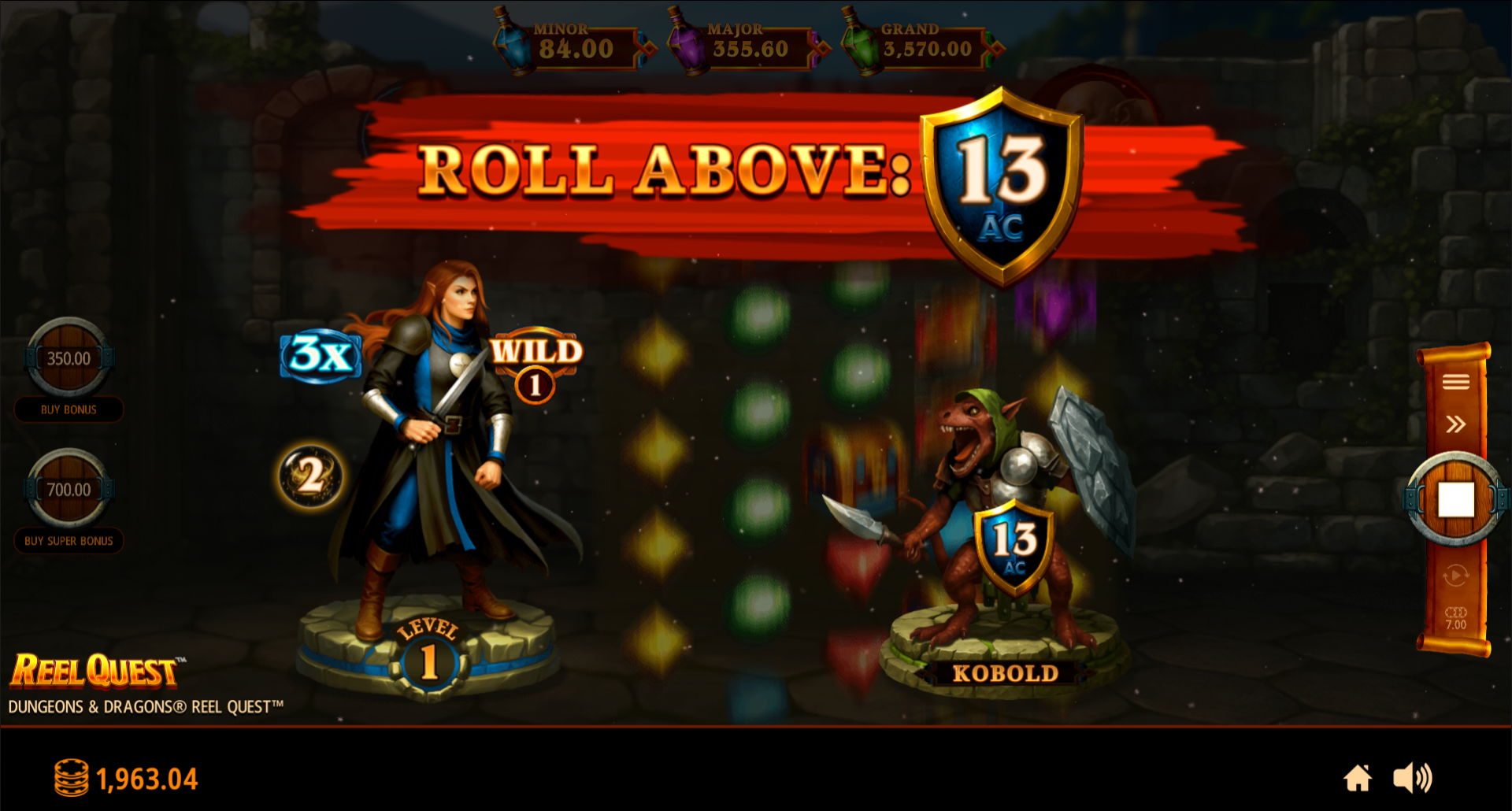 Dungeons & Dragon Reel Quest Kobold Battle bonus screenshot