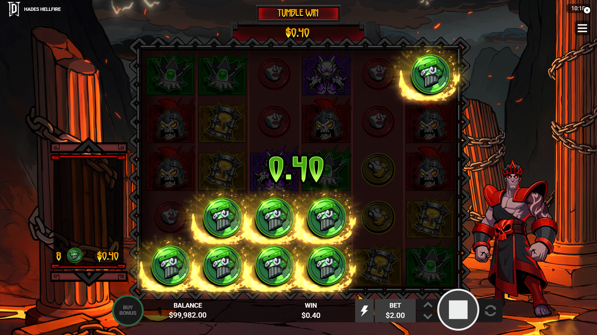 Hades Hellfire Scatter Pays mechanic