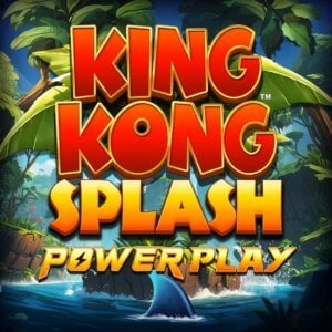 King Kong Splash: Power Play slot game logo
