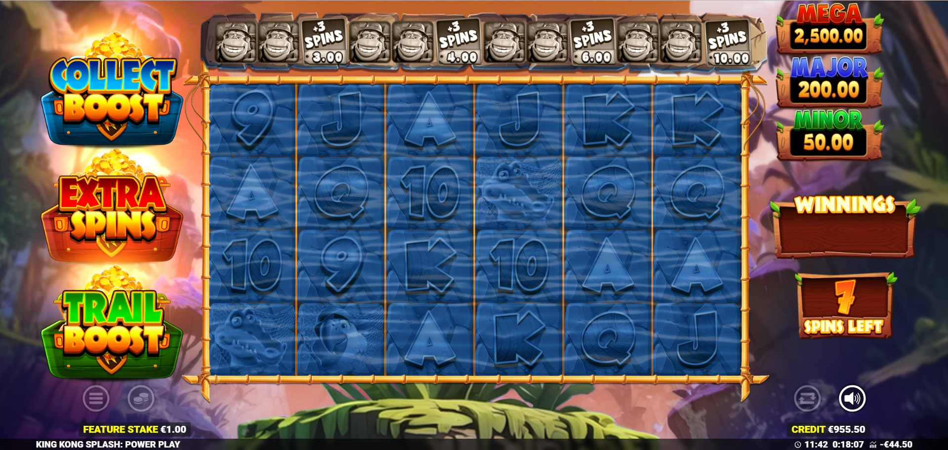 King Kong Splash Power Play - Fishin Mayhem bonus feature
