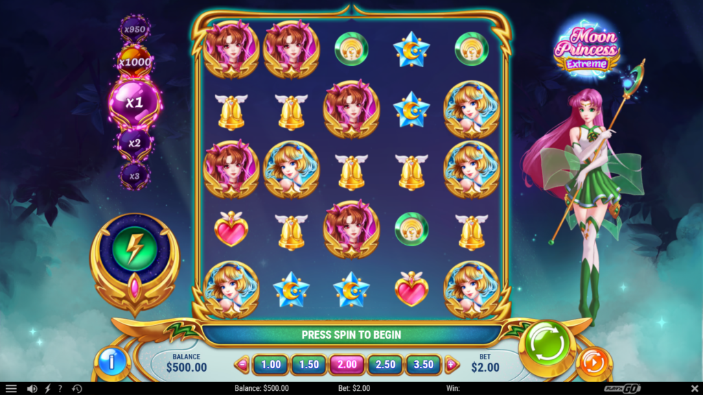 Moon Princess Extreme main game screenshot