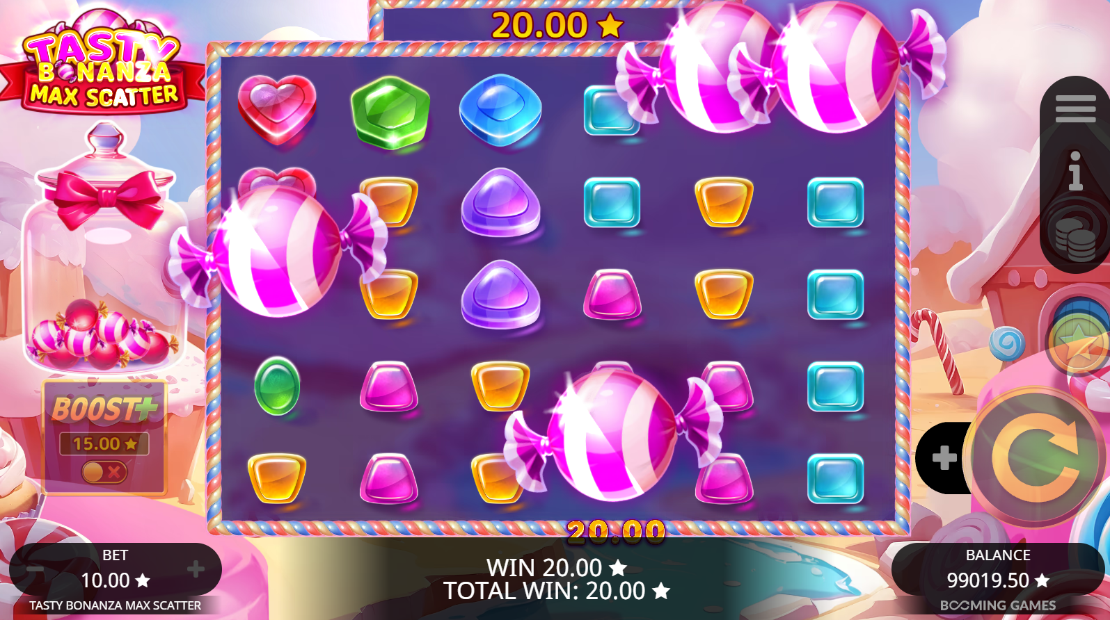 Tasty Bonanza Max Scatter Free Spins bonus