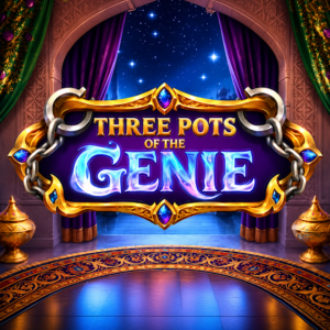 Three Pots Of The Genie slot game logo