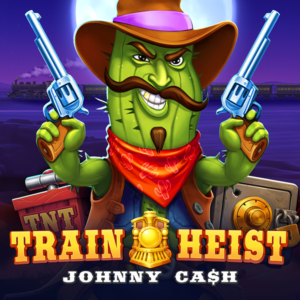 Train Heist Johnny Cash slot game logo