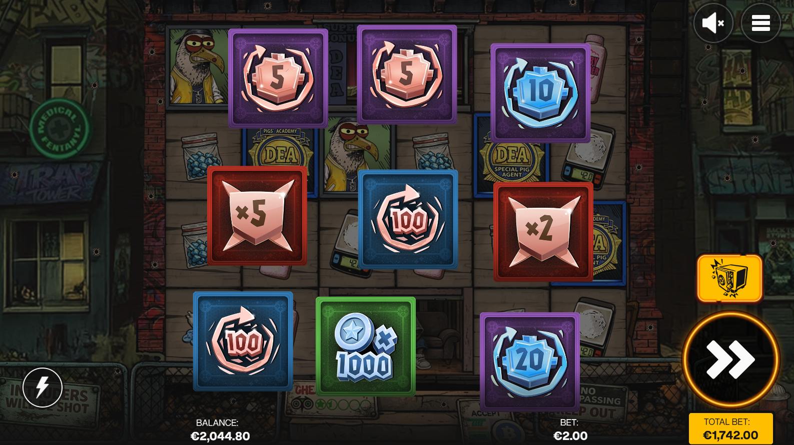 Trap Tower Loot Vault feature showing tiered prize rewards