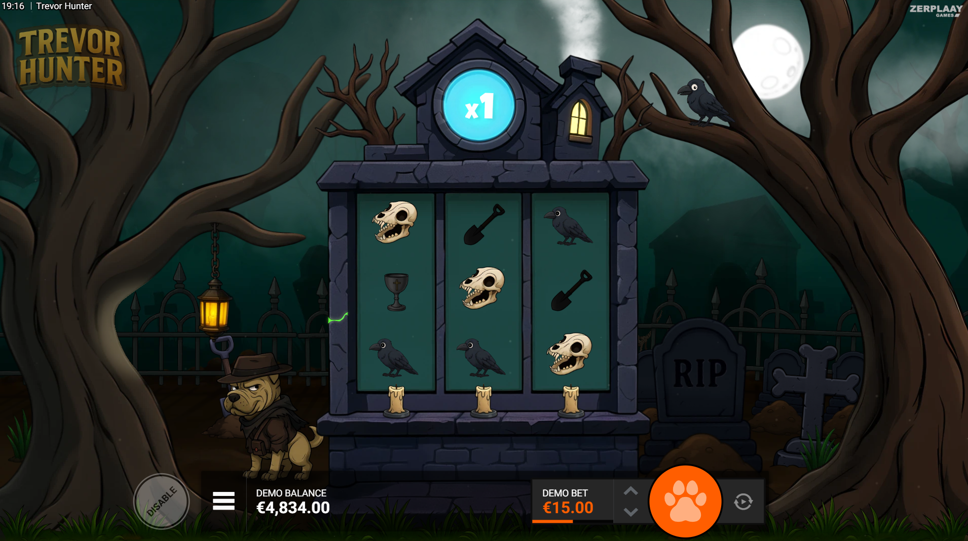 Trevor Hunter BonusHunt feature spins screen