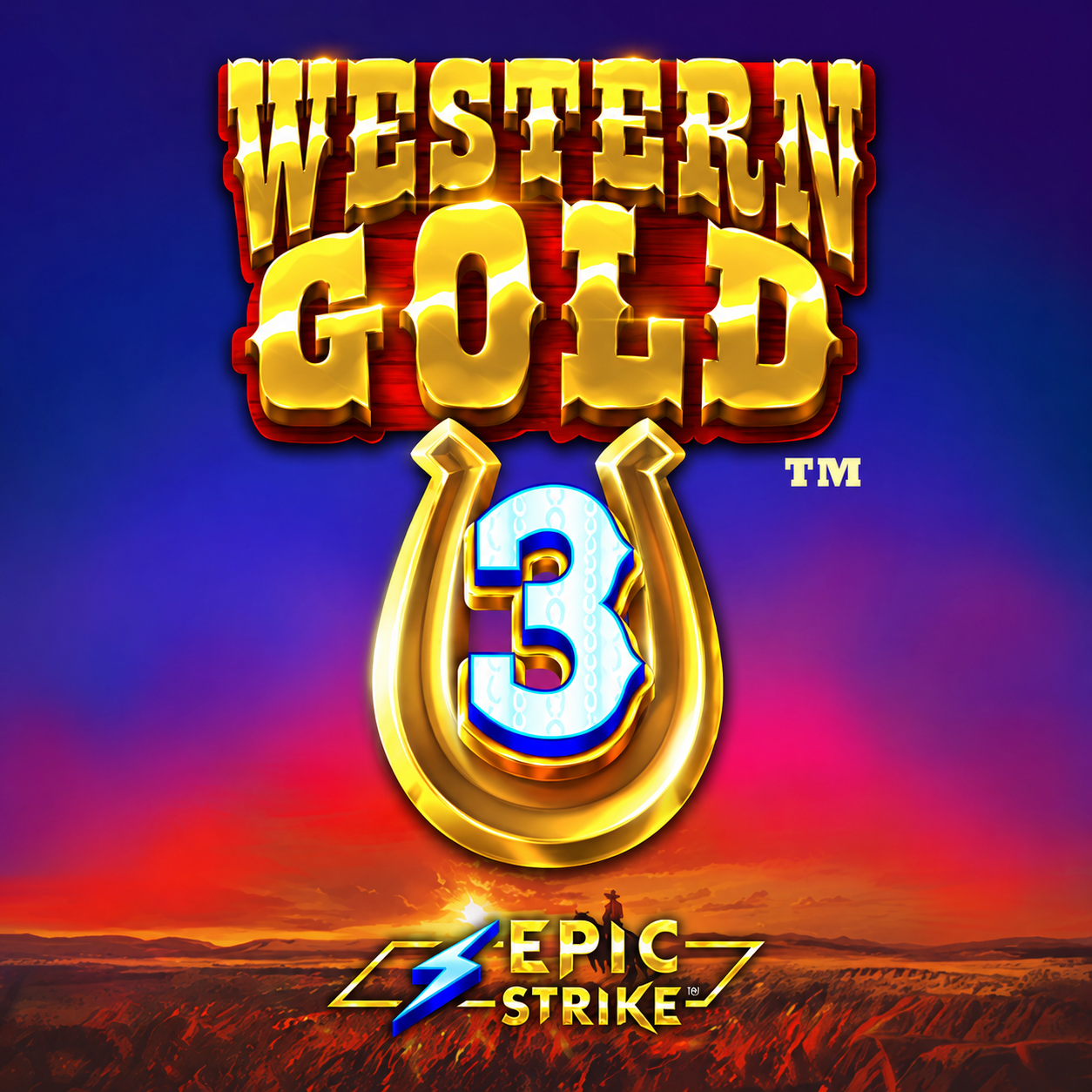 Western Gold 3 slot game logo