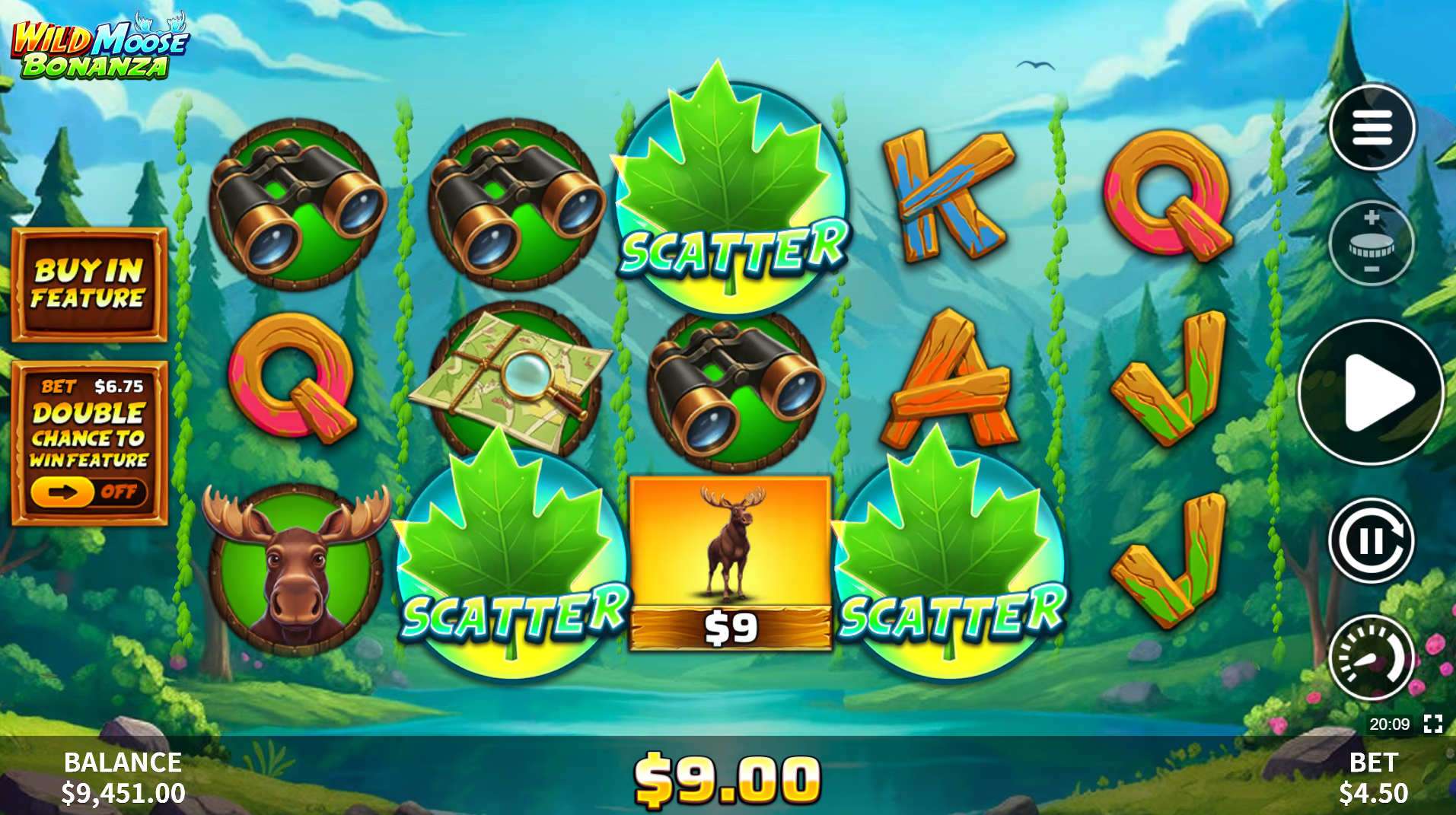 Wild Moose Bonanza Bigger Moose Scatter symbols