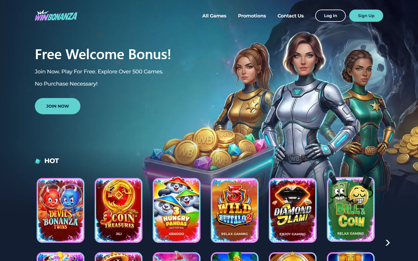 Win Bonanza Welcome Bonus