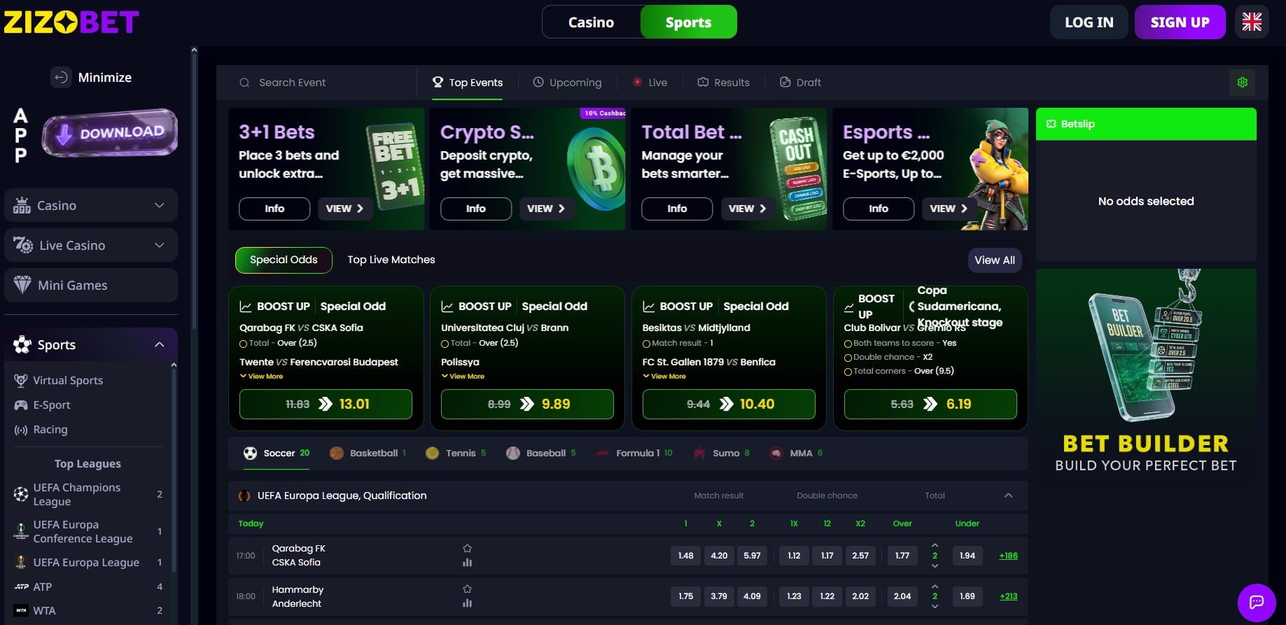 Zizobet Sportsbook