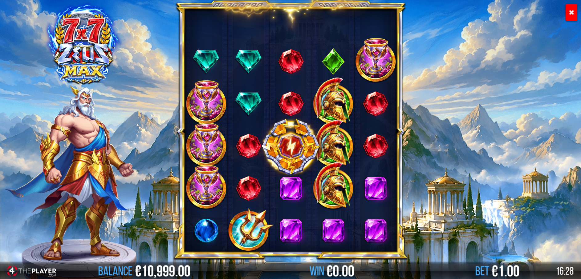 7x7 Zeus Max grid expansion feature